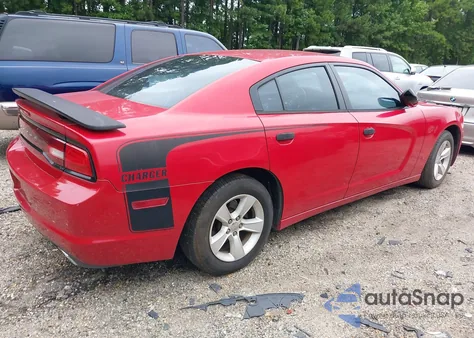 2012 Dodge Charger Se из США, поврежденный, VIN 2C3CDXBGXCH217807